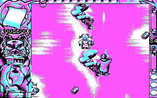 Mystical (DOS) screenshot: Level 1 (CGA)
