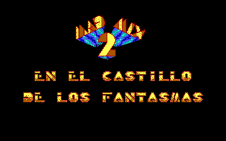 Mad Mix 2: En el castillo de los fantasmas (DOS) screenshot: Title screen