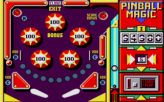 Pinball Magic (DOS) screenshot: Table 9