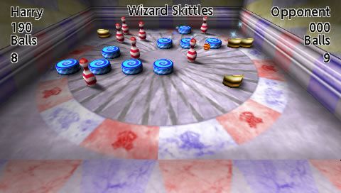 Harry Potter and the Half-Blood Prince (PSP) screenshot: Wizard Skittles mini-game