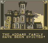 The Addams Family (Game Boy) screenshot: The Story