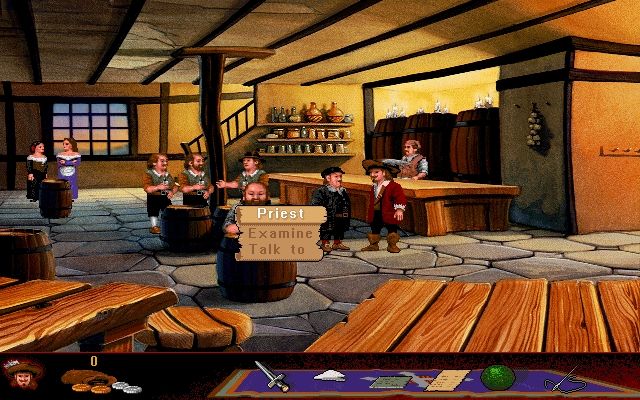 Touché: The Adventures of the Fifth Musketeer (DOS) screenshot: Interface