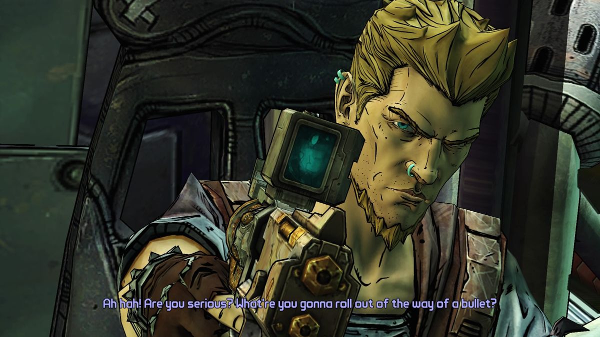 Tales from the Borderlands: Episode Three - Catch a Ride (PlayStation 4) screenshot: He's making a valid point