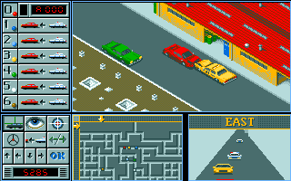 Chicago 90 (DOS) screenshot: Collision (VGA)