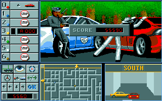 Chicago 90 (DOS) screenshot: You've arrested the gangster (VGA)