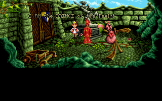 Simon the Sorcerer II: The Lion, the Wizard and the Wardrobe (DOS) screenshot: Prince