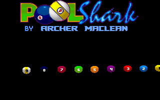 Archer Maclean's Pool (DOS) screenshot: Alternate Title