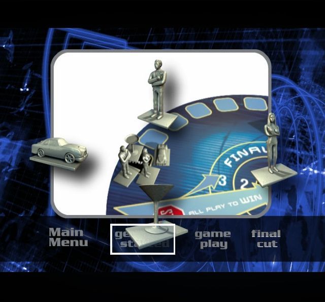 Scene It? 007 Edition (DVD Player) screenshot: The playing pieces are made of a shiny metal and can't be scanned very well. They are all shown here in the game's 'How To Play' video