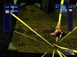 The Divide: Enemies Within (PlayStation) screenshot: Hitting the first boss with a grenade