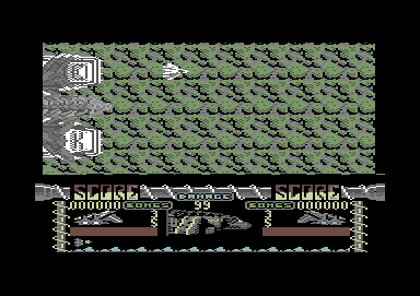 Silent Shadow (Commodore 64) screenshot: Starting the mission.