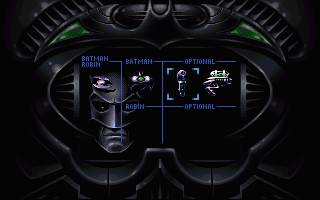 Batman Forever (DOS) screenshot: You can select one optional tool