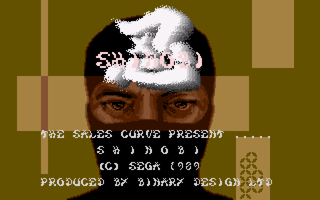 Shinobi (Amiga) screenshot: Title