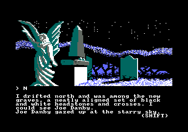 Scapeghost (Amstrad CPC) screenshot: Nice place to spend eternity