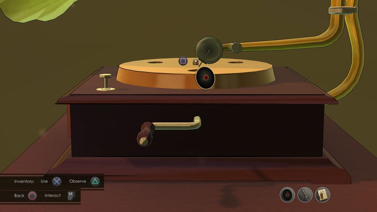 Agatha Christie: The ABC Murders (PlayStation 4) screenshot: Fixing the gramophone