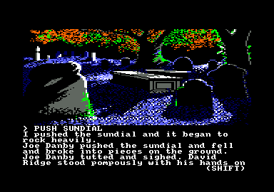 Scapeghost (Amstrad CPC) screenshot: It was like that when I got here