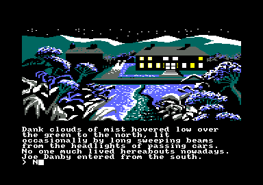 Scapeghost (Amstrad CPC) screenshot: A different atmosphere today