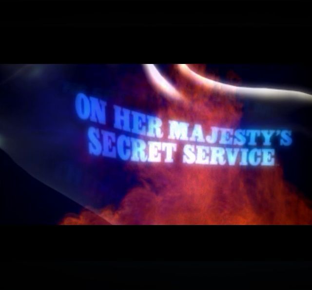 Scene It? 007 Edition (DVD Player) screenshot: The start of a game is preceded by a montage of film titles in the style of a Bond movie