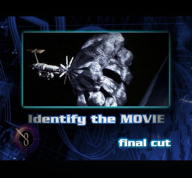 Scene It? 007 Edition (DVD Player) screenshot: A sample 'Final Cut question