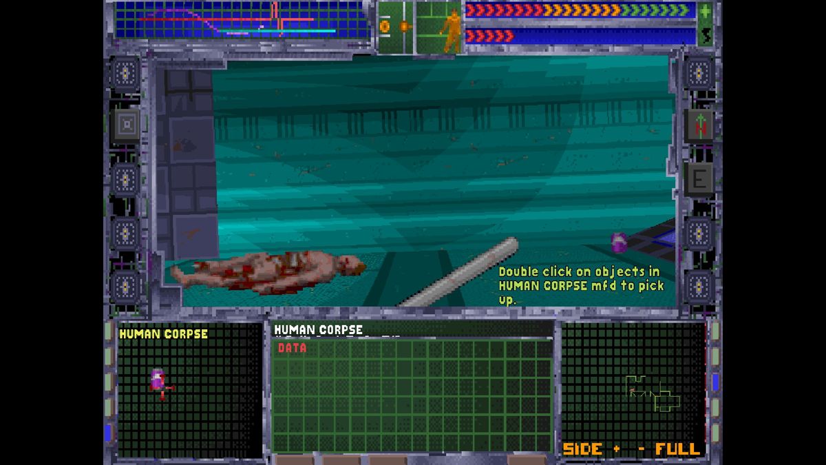 System Shock: Enhanced Edition (Windows) screenshot: Always check corpses for items.