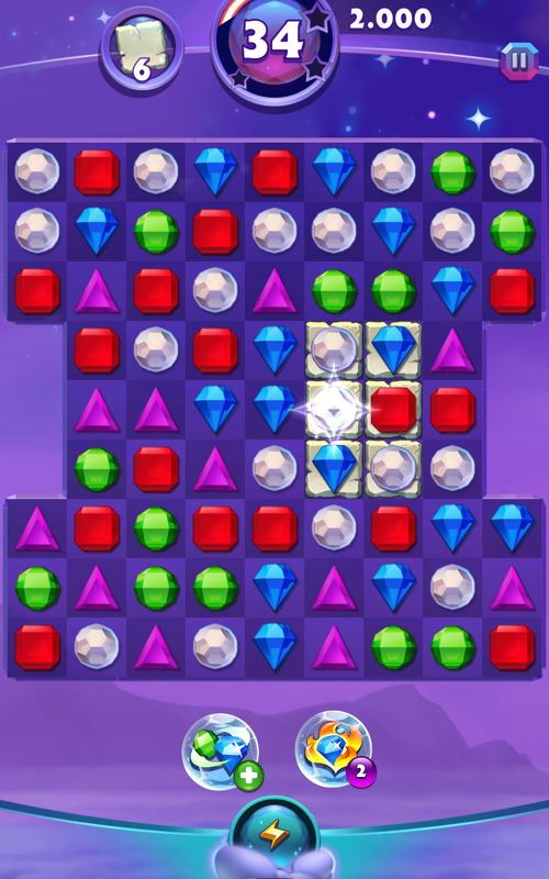 Screenshot of Bejeweled Stars (Android, 2016) MobyGames