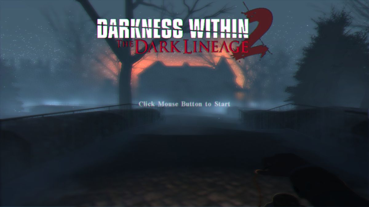 Darkness Within 2: The Dark Lineage (Director's Cut Edition) (Windows) screenshot: Title screen.