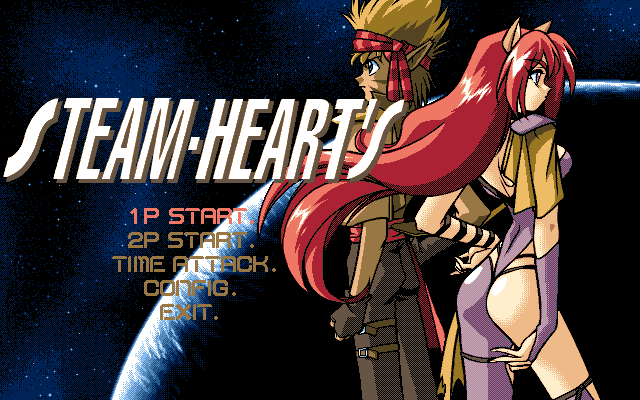 Steam-Heart's (PC-98) screenshot: Title screen