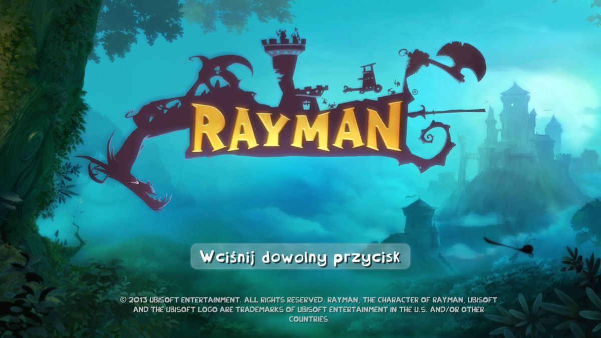 Rayman Legends (PlayStation 4) screenshot: Title screen