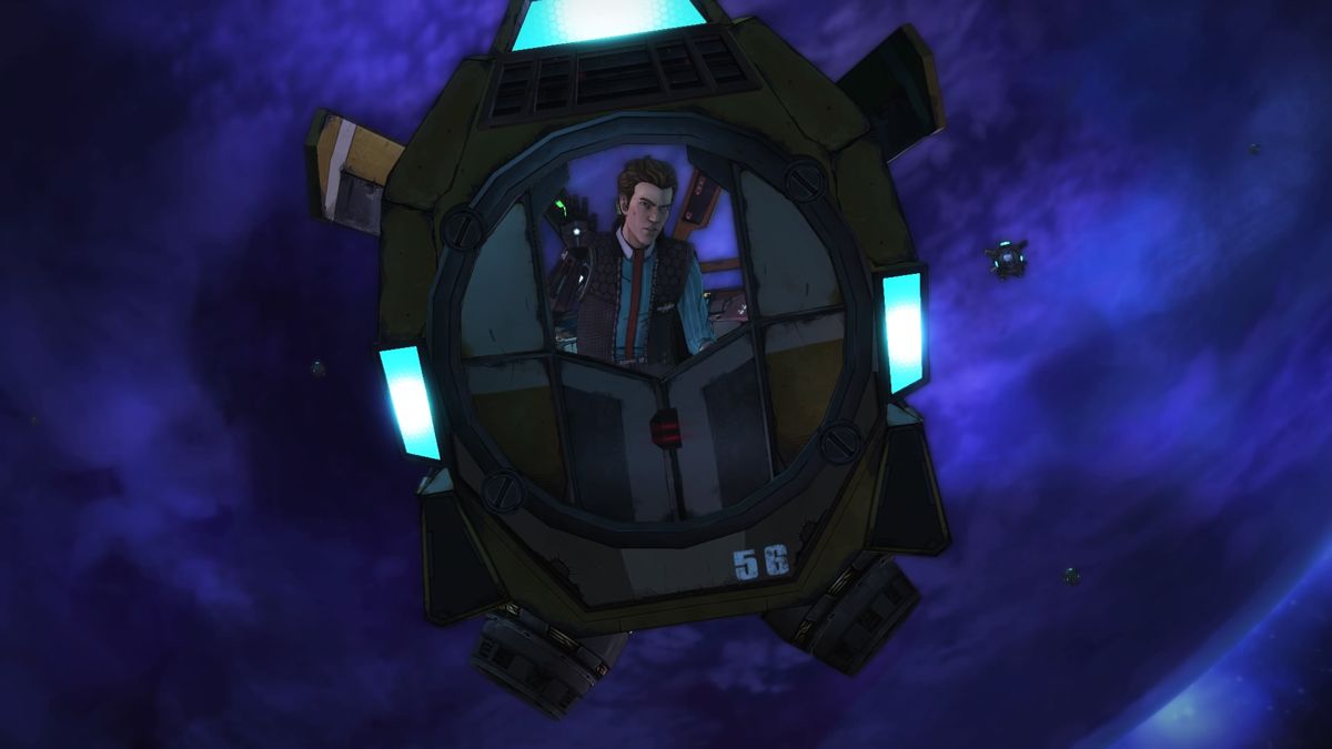 Tales from the Borderlands: Episode Five - The Vault of the Traveler (PlayStation 4) screenshot: Managed to find an escape pod
