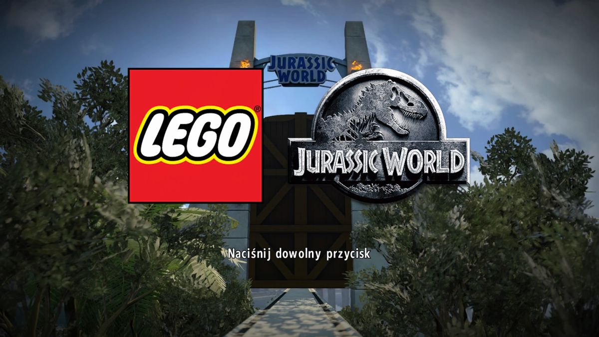 LEGO Jurassic World (PlayStation 4) screenshot: Title screen