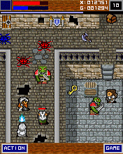 Fantasy Worlds: Rhynn (J2ME) screenshot: another dungeon