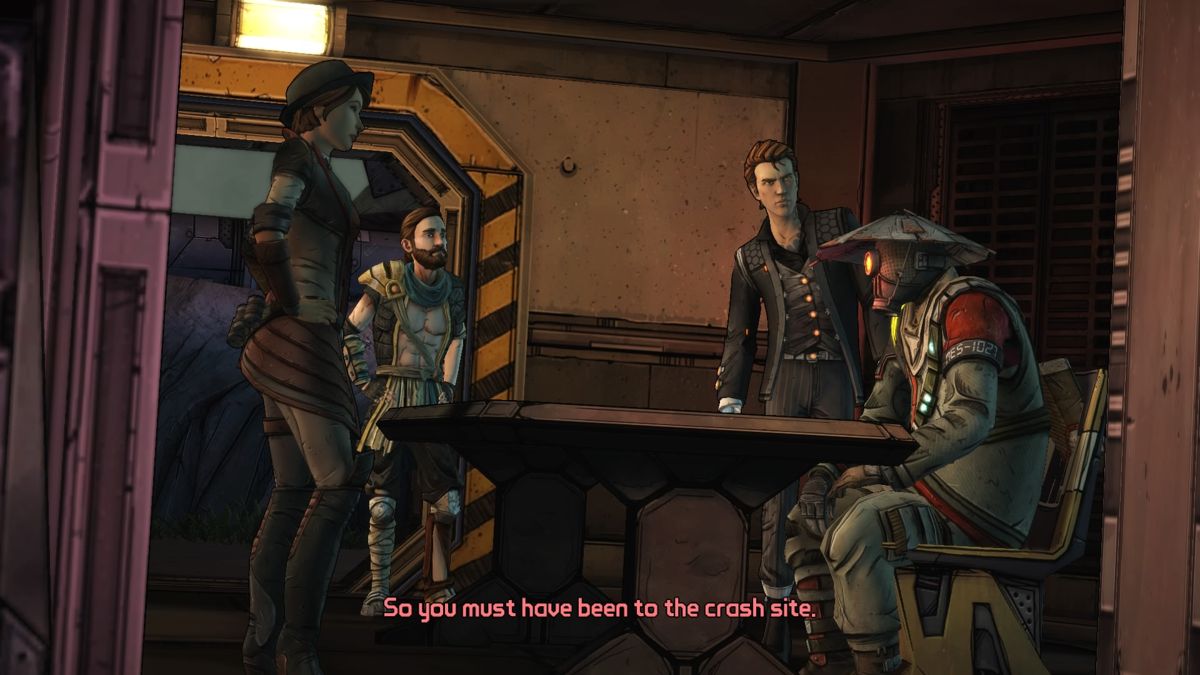 Tales from the Borderlands: Episode Five - The Vault of the Traveler (PlayStation 4) screenshot: Bad cop and bad cop