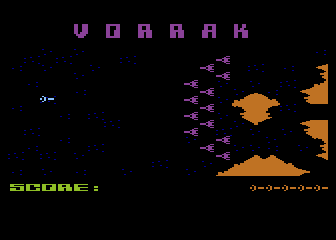 Zardon (Atari 8-bit) screenshot: Game start