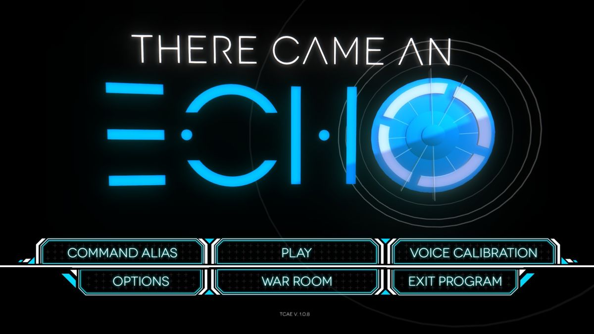 There Came an Echo (Windows) screenshot: Main menu