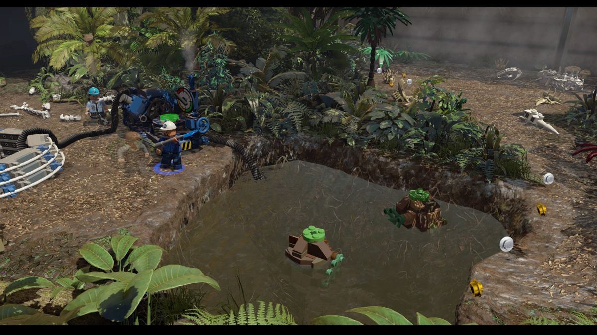 LEGO Jurassic World (PlayStation 4) screenshot: Jumping trial