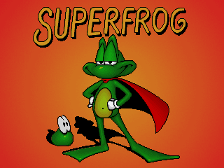 Superfrog (DOS) screenshot: Title