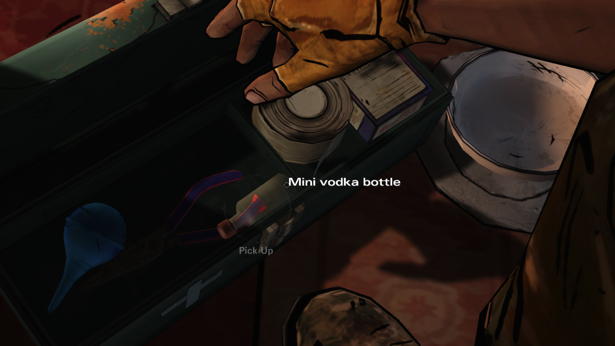 The Walking Dead: Michonne (Macintosh) screenshot: Episode 2 - Prepping for surgery