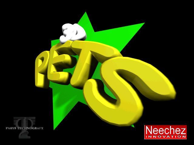 3D Pets: Splat! The Cat (Windows) screenshot: This title screen has been seen in other games in this series and is probably common to all of them