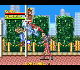 Rival Turf (SNES) screenshot: Beating 'em up