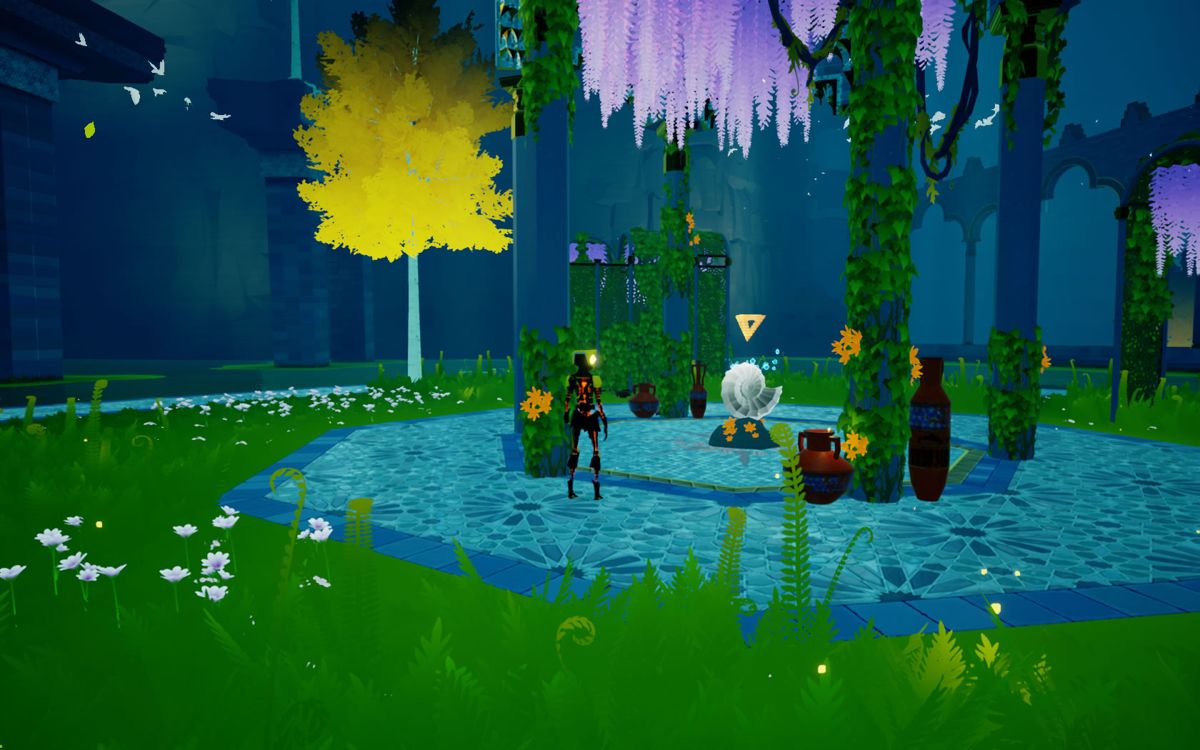 Abzû (Windows) screenshot: One of the collectible shells