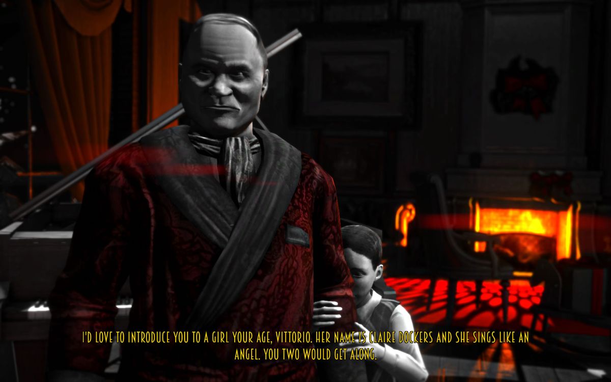Blues and Bullets: Episode 1 - The End of Peace (Windows) screenshot: Meeting Al Capone.