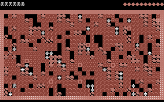 1k-mini-bdash (Commodore 64) screenshot: Level 4.