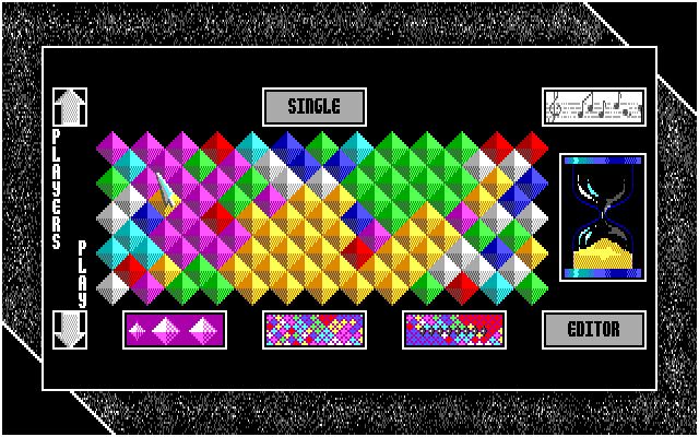 7 Colors (Amiga) screenshot: and this being the easiest