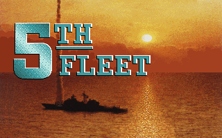 5th Fleet (DOS) screenshot: Title Screen