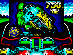 750cc Grand Prix (ZX Spectrum) screenshot: Loading screen