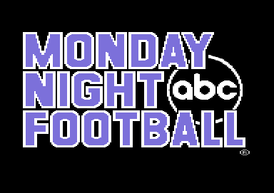ABC Monday Night Football (Commodore 64) screenshot: Title