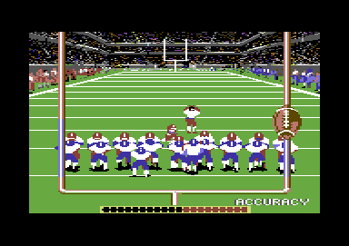 ABC Monday Night Football (Commodore 64) screenshot: Touchdown!