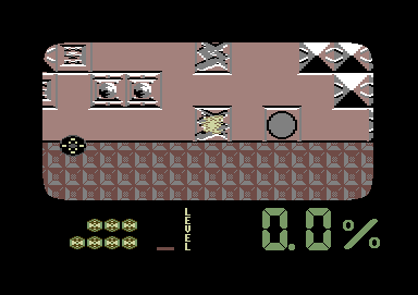 Abyss (Commodore 64) screenshot: Memo to me: those hurt.