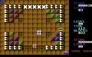 Acia (Commodore 64) screenshot: The first screen