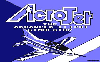 Acrojet (Amstrad CPC) screenshot: Loading screen