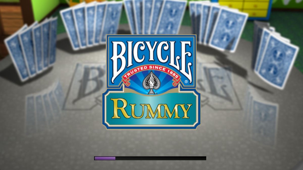 Bicycle Rummy (Windows) screenshot: Title Screen